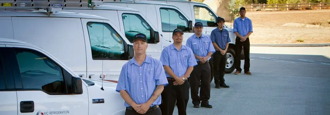 KIC Refrigeration crew ready for Heat Pump Installation jobs across Flagler Beach